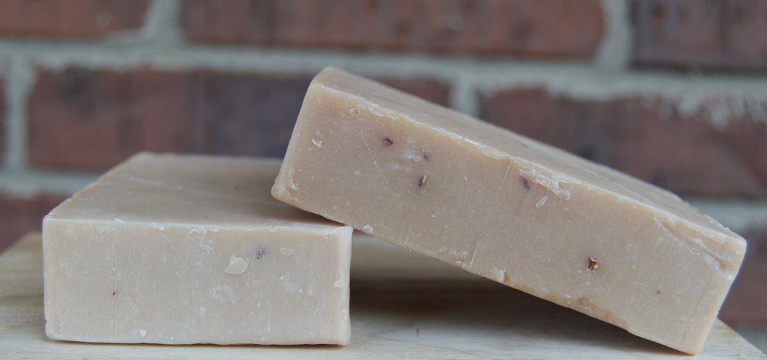 Gentle Exfoliant: Oatmeal, Milk, & Honey Soap Bar